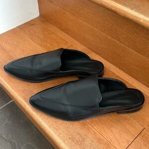 Frank And Oak leather mules